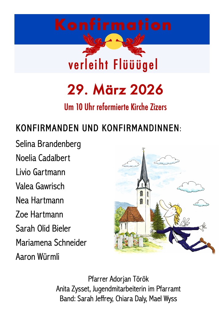 Konfirmation Flyer